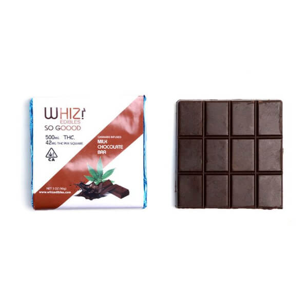 Milk Chocolate Bar - Whiz Edibles