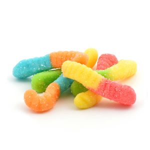 500mg Neon Sour Worms UK