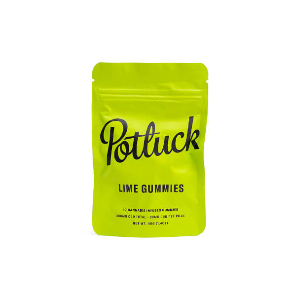 Potluck Extracts Lime Gummies