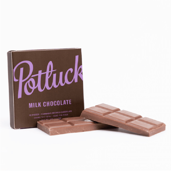 Potluck Milk Chocolate THC Chocolate
