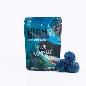 High Dose Gummies Blue Raspberry