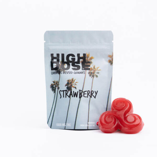 High Dose Gummies Strawberry UK