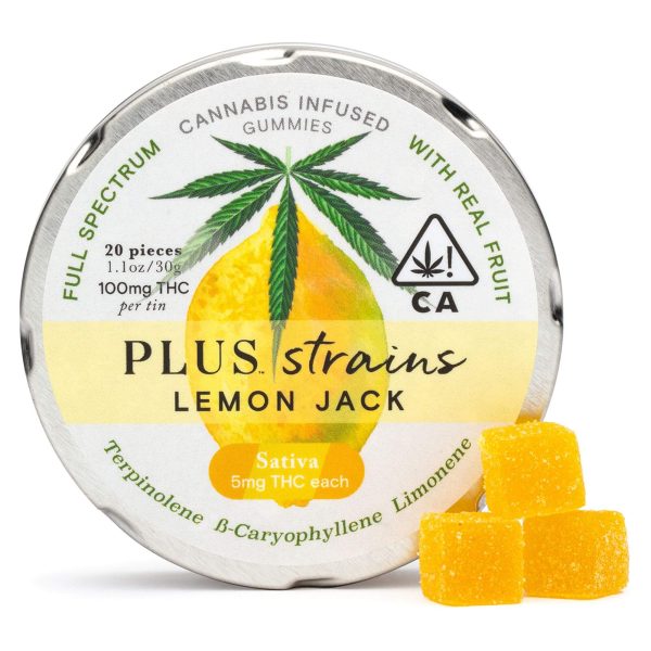Plus Strains Lemon Jack Gummies